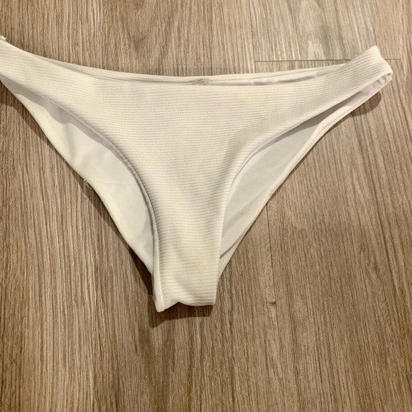 Plain White Bikini Bottom - Picture 1 of 3